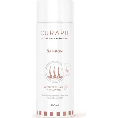 Curapil aktivačný šampón pre podporu rastu vlasov 200 ml