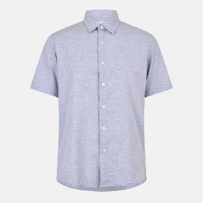 Риза с къс ръкав Peter Werth Men's Brunel Short Sleeve Shirt - Grey