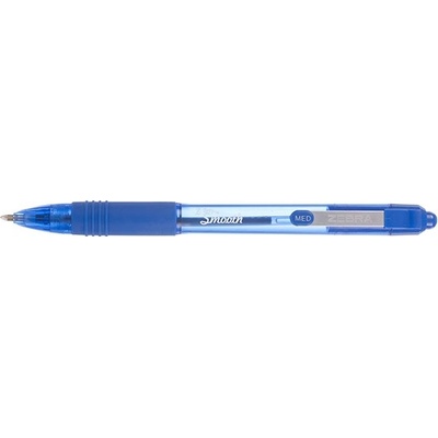 Zebra Химикалка, 0, 27 мм, с бутон, ZEBRA "Z-Grip Smooth", синя 22562 (22562)