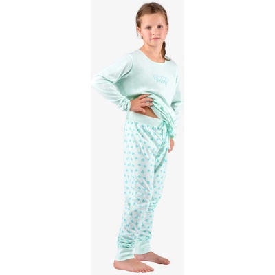 Gina dievčenské pyžamo 29007P aqua akvamarín