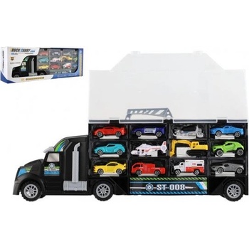 Teddies Авто камион превозвач + транспортни средства пластмаса 50 см