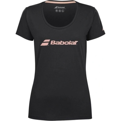 Babolat Дамска тениска Babolat Exercise Tee Women - black/black