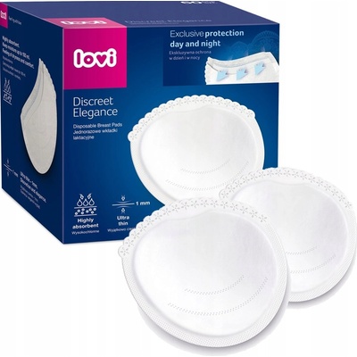 Canpol babies LOVI jednorazové vložky do podprsenky Discreet Elegance