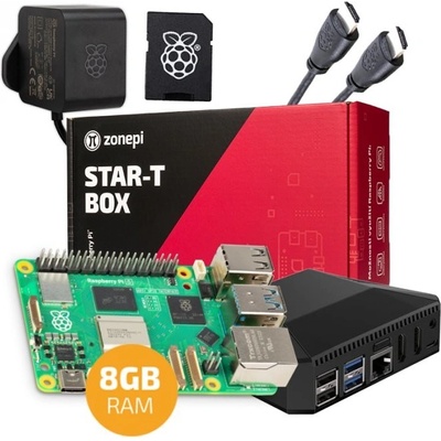 Zonepi sada s Raspberry Pi 5 (8GB RAM), Argon ONE V3 + 32GB microSD + příslušenství 503085