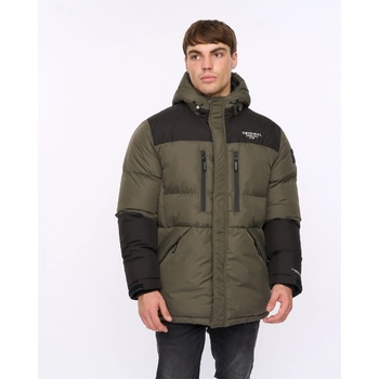 Crosshatch Яке Crosshatch Squadage Panel Jacket - Green
