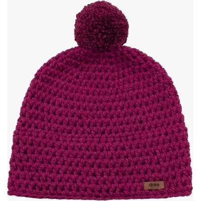 Doke Merino háčkovaný kulich pink