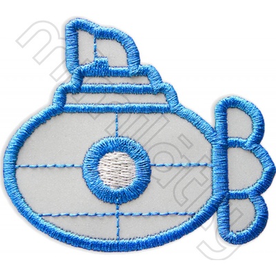 Nášivky reflexní nažehlovací ponorka