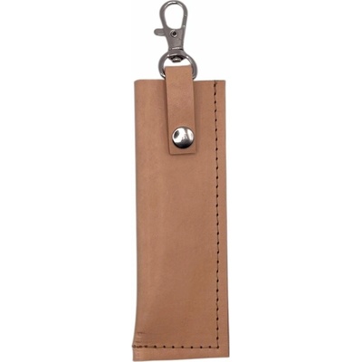 ADUN TOOLS Kožené pouzdro pro japonské nože Higonokami, velikost S/M, se zavíráním a karabinou KPN0201