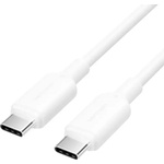Vention Кабел USB-C към USB-C Vention TRCWF, USB 2.0, 1 m, 480 Mb/s, PD 60 W, екраниран, бял (TRCWF)