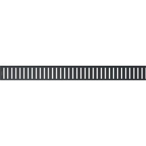 Alcadrain - Решетка за линеен подови канал 65 см, матово черна PURE-650BLACK (PURE-650BLACK)