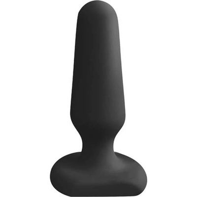 LATETOBED Анален мини раширител - Butt Plug от Медицински силикон "DOON BLACK" 7 см