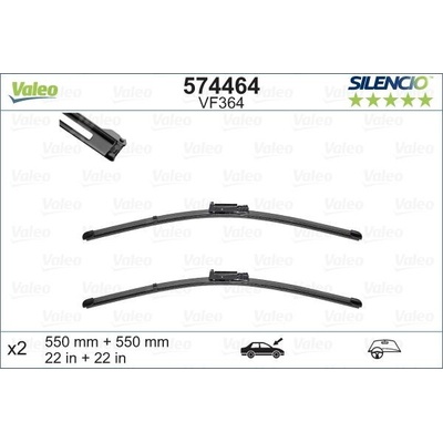 Valeo Silencio X-TRM 550+550 mm VA 574464