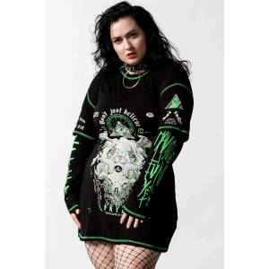 KILLSTAR Дамска рокля KILLSTAR - Illuminated 3-Layer - Черен - KSRA004311