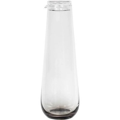 Broste Džbán SMOKE 800 ml foukané sklo čirá šedá