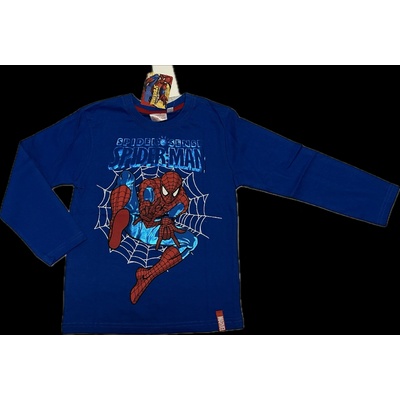 FC Barcelona detské tričko Spiderman modré kráľovská modrá