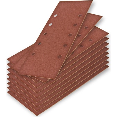 DEMA Brúsny papier pre vibračnú brúsku 115x280 mm K80, 10 ks