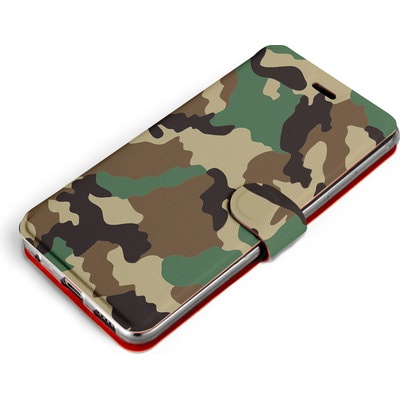 Pouzdro Mobiwear Flip Samsung Galaxy M13 - V111P Maskáče