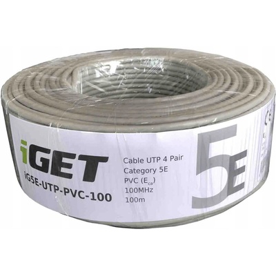 iGET 84005011 Cat.5E UTP PVC Eca, 100m – Zboží Živě