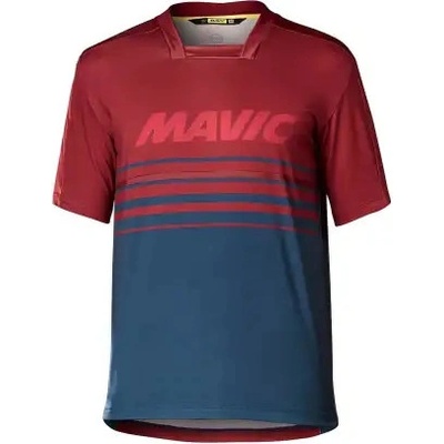 Mavic Deemax Pro s krátkym rukávom Red Dahlia/Poseidon pánsky