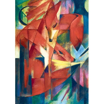 Image 1 of Bluebird Puzzle - Puzzle Franz Marc - The Foxes, 1913 - 1 000 piese
