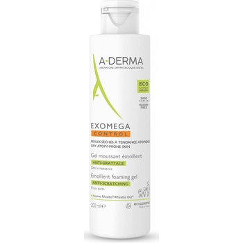 A-derma Exomega Control zvláčňující pěnivý gel 200 ml