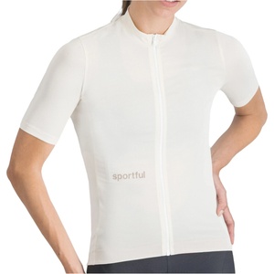 Sportful Фланелка с къс ръкав за колоездене Sportful Women's Classic Jersey Cycling jersey - Cream (156-2553-0214)