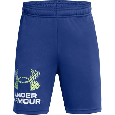 Under Armour B TECH LOGO SHORTS modré 1383333-402