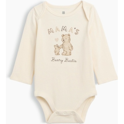 GAP Baby body Brannan Bear Bílá
