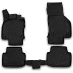 LEMENT Element 3D Rubber Floor Mats suitable for VW Passat B8 | Year of manufacture 2014-2024 | 100% Custom-fit All-Weather Mats made of TPE, high edge, waterproof, non-slip, odorless