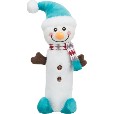 Xmas SNOWMAN plyšový sněhulák s pet lahví uvnitř 38 cm