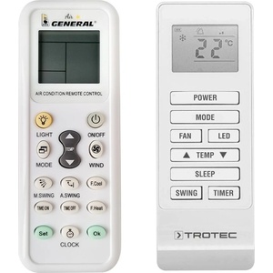 General TROTEC PAC-W2200, PAC-W 2600 SH, PAC-W 2650 SH (7140000387) - съвместимо дистанционно управление на марката General (PAC-W2200, PAC-W 2600 SH, PAC-W 2650 SH (7140000387))