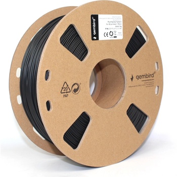 Gembird 3DP-PLA-FL-01-BK, 3D филамент, PLA гъвкав, 1, 75mm, 1000g, Черен (Black) (3DP-PLA-FL-01-BK)