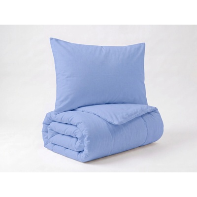 Brotex Obliečky bavlna UNI svetlo modré 240x200 70x90
