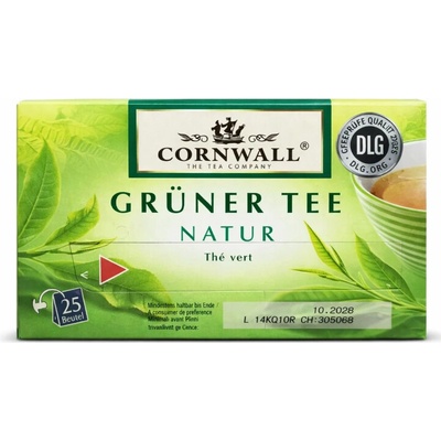 Cornwall zelený čaj natur 25 sáčků 43,75 g