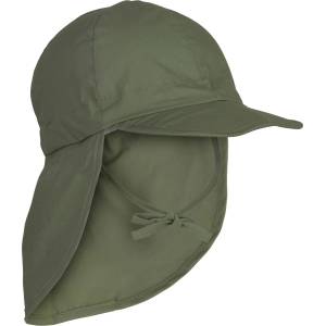 Mikk-Line Детска шапка с козирка Mikk-Line Kid's Summercap Long Neck Solid Cap - Dusty Olive - размер 53 cm (904-4036-0217)