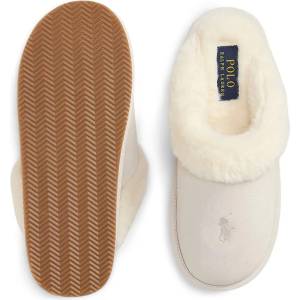 Ralph Lauren пантофи дамски от велур Kayleigh
