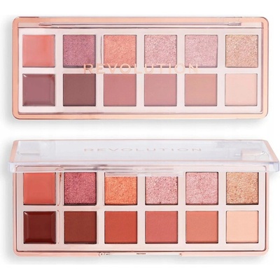 Makeup Revolution The Icon Palette paletka očních stínů The True Icon Bronze Palette 12x0.7 g – Hledejceny.cz