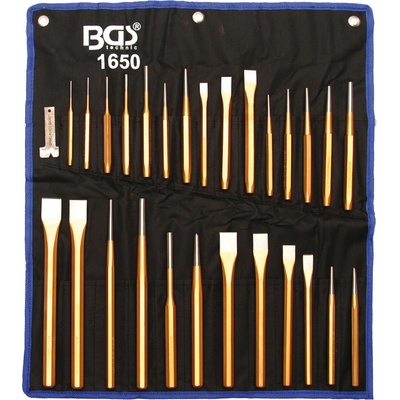 BGS Sada sekáčů, vyrážečů a důlčíků, 28 ks - B1650