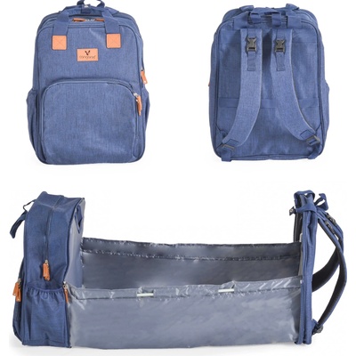 Cangaroo Раница, трансформираща се в легло Cangaroo - Liana, Деним (109343)