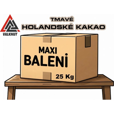 Valknut Tmavé Holandské Kakao 25 kg