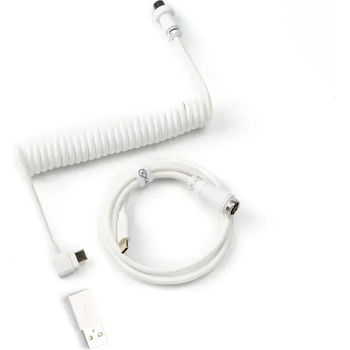 Keychron Angled Coiled Aviator White Кабел за клавиатура (Cab-9)