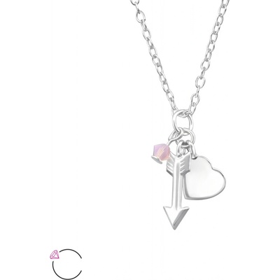 all4Silver Swarovski Strieborný náhrdeľník M31582-A4S
