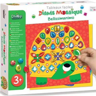 Créa Lign Diamantová mozaika Tropická zvířata 3+