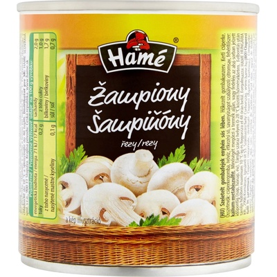 Hamé Žampiony krájené 212 ml – Zboží Dáma