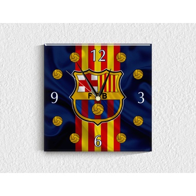 Стъклен стенен часовник 001