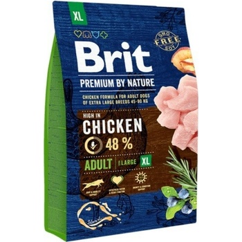 Brit Premium By Nature Dog Adult XL Chicken 5 x 3 kg