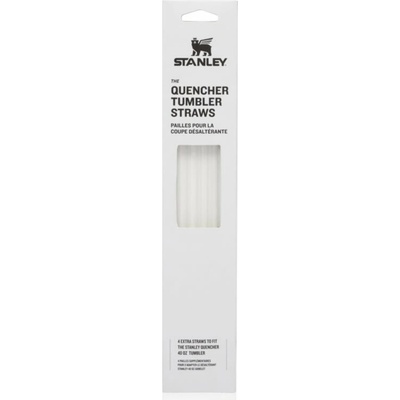 Stanley The Quencher Tumbler Straws náhradné slamky 1180 ml Transparent 4 ks