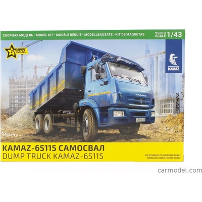 Zvezda Kamaz 65115 Truck Cassone Ribaltabile 3 assi 2006 / 1:43