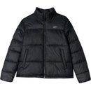 4F down jacket čierna sivá