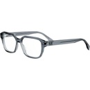 Fendi Squared Grey Rectangular Eyeglasses